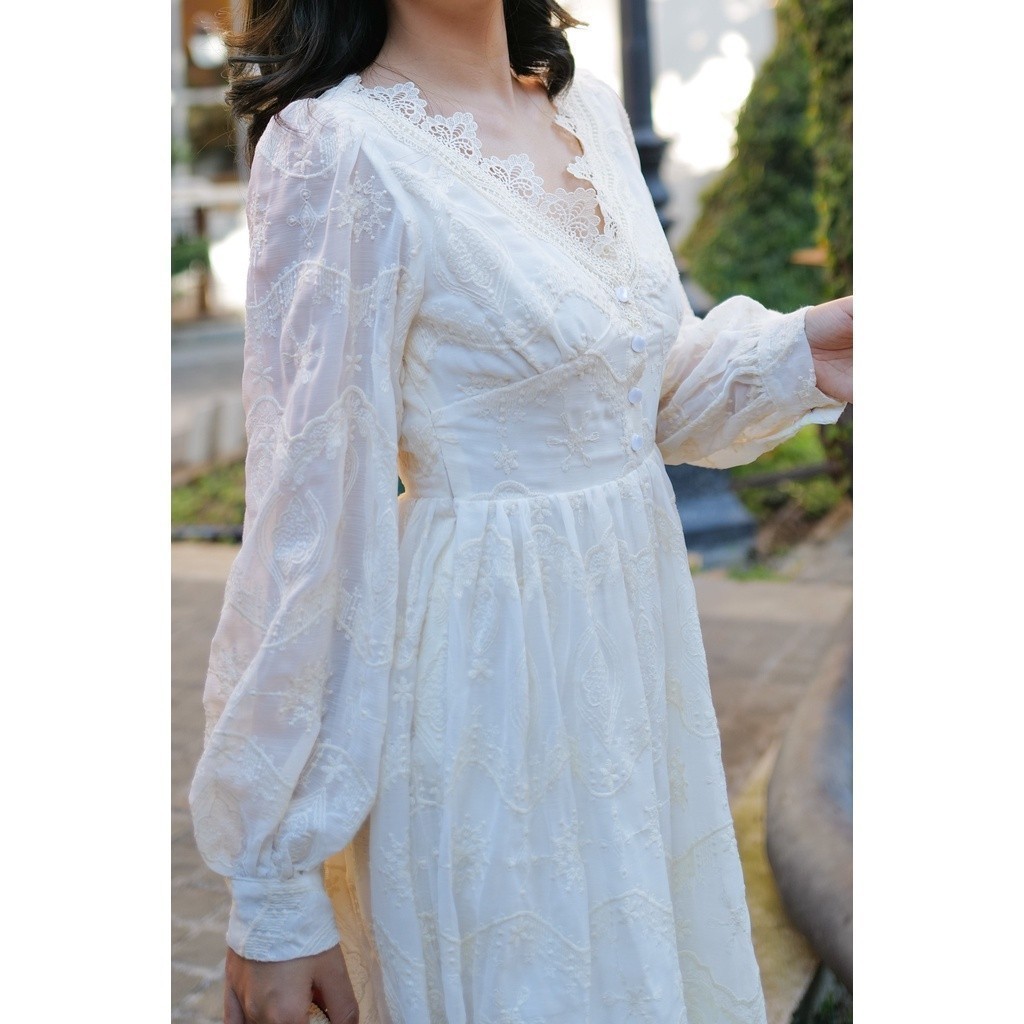 MyWay Brand : Dress ชุดเดรส ยาว Glamorous
