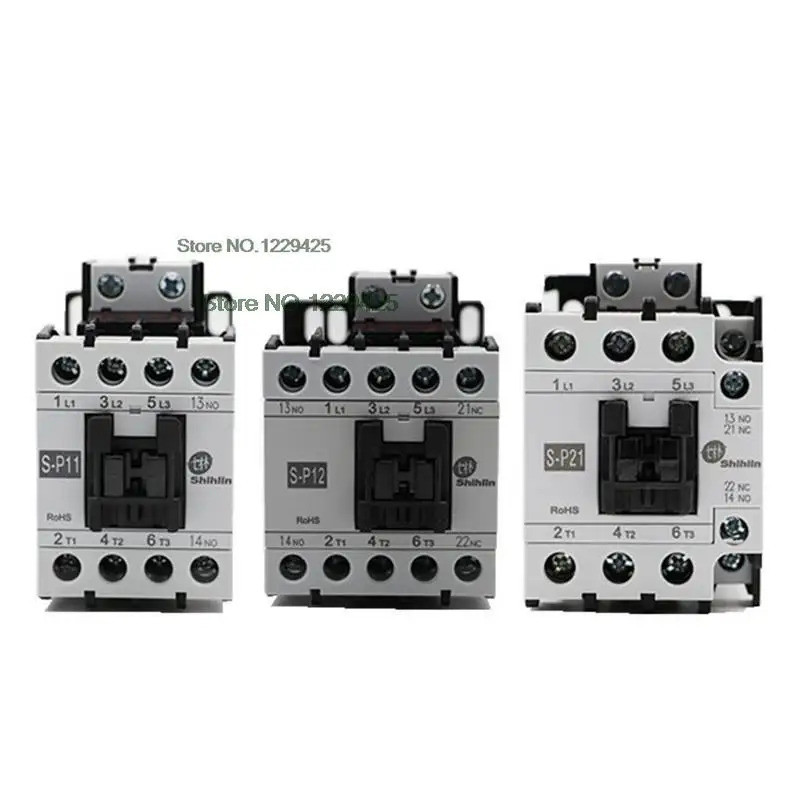 คอนแทคเตอร์แม่เหล็กไฟฟ้า AC คุณภาพ S-P11 S-P12 P15 S-P16 S-P20 S-P21 S-P25 S-P30T S-P30TH S-P35T S-P