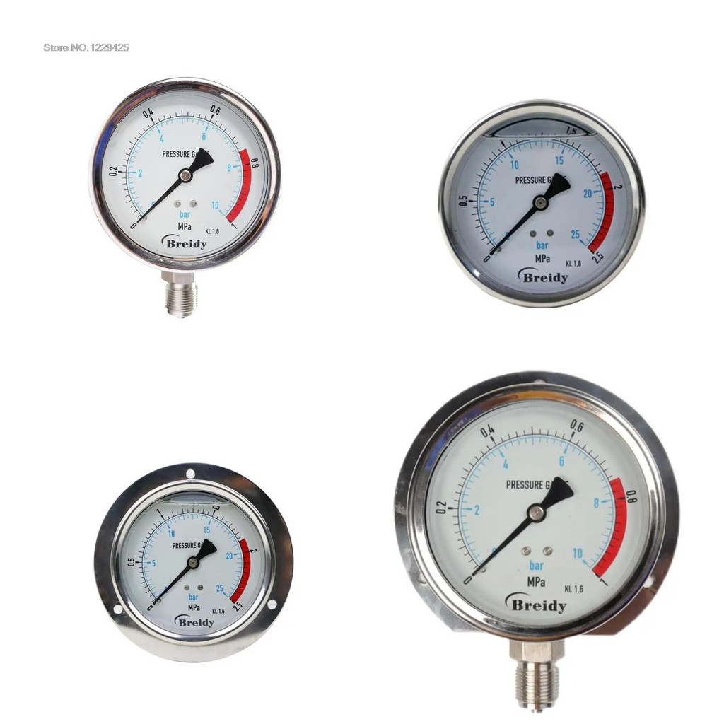 <0>YN100 YN100Z YN100ZT YN100T เกจวัดแรงดันไฮดรอลิกกันกระแทก YN-100 YN-100Z YN-100ZT น้ำมัน น้ำ ของเ