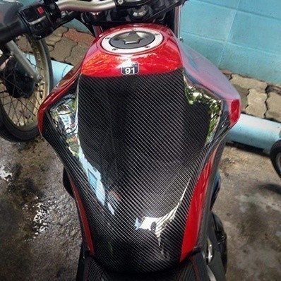 TRL REDLINE CARBON ครอบถังน้ำมันคาร์บอน ใช้กับ ER6N | NINJA 650