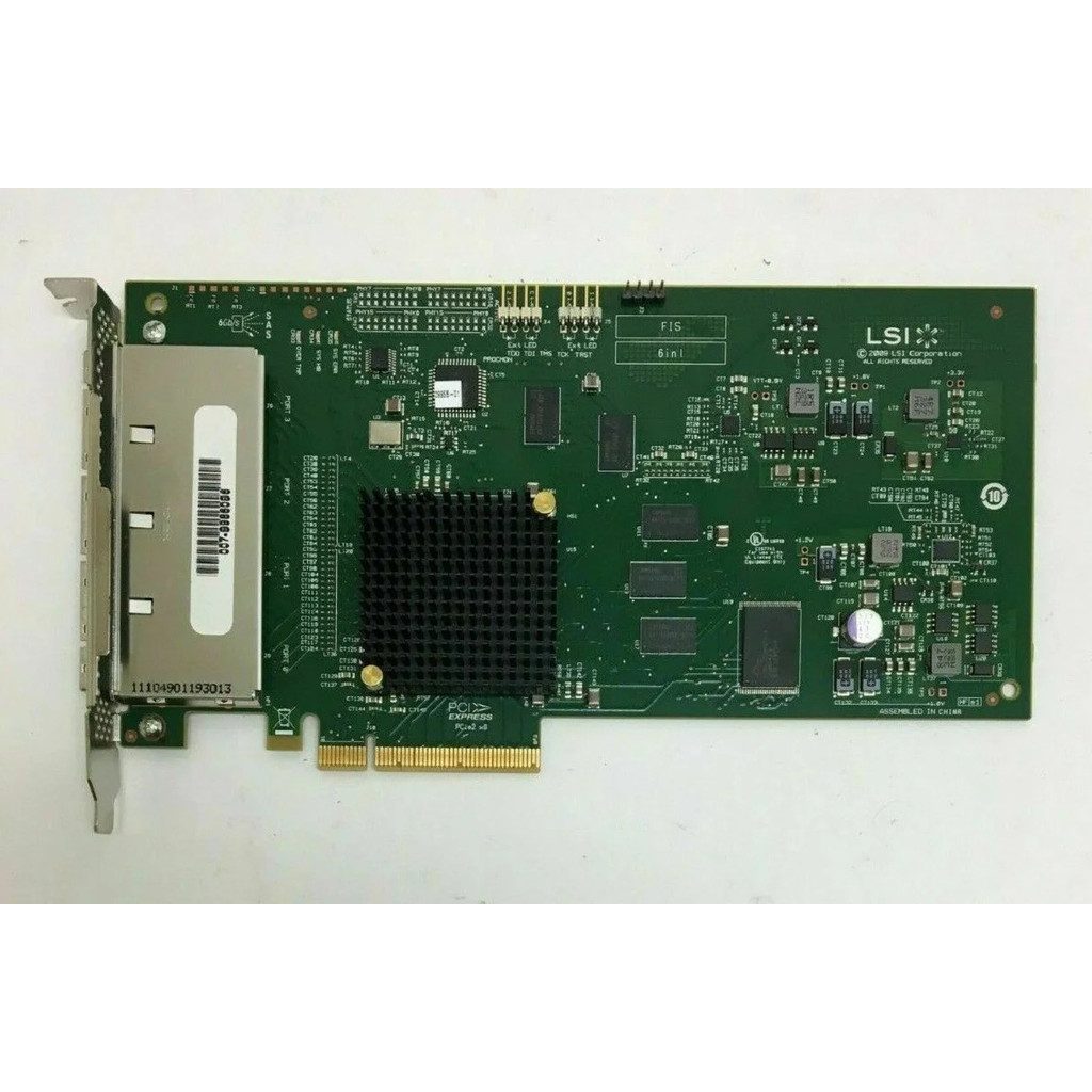 ✧LSI SAS9200-16E 9200-16E 16พอร์ตภายนอก HBA เต็มความสูง PCIe P20 ZFS FreeNAS