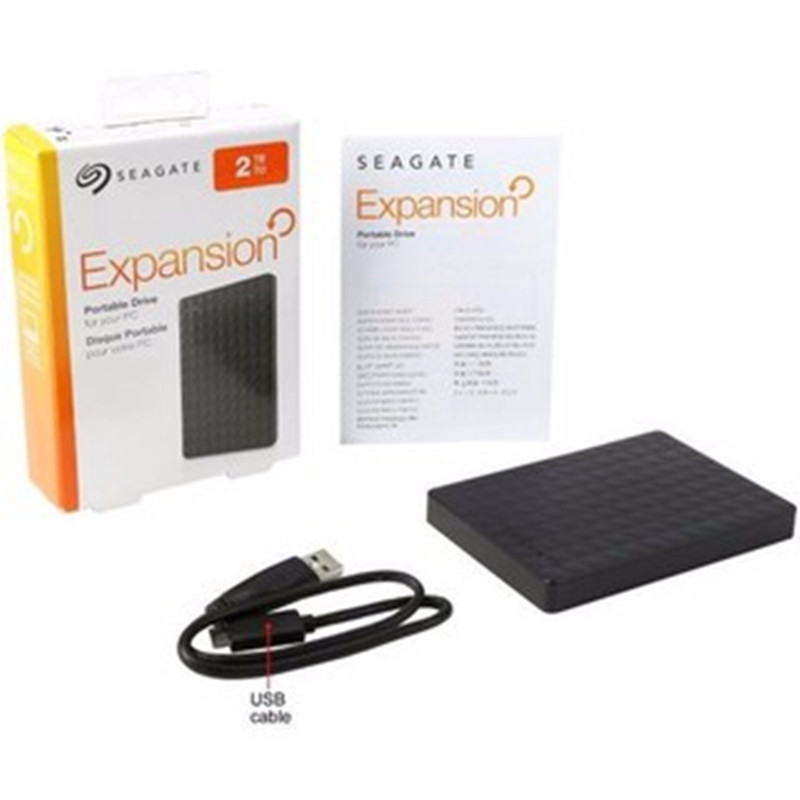 Seagate External Hard Disk ฮาร์ดดิสพกพา 1TB 2TB Basics Storage USB3.0 2.5" ฮาร์ดไดรฟ์ภายนอก รับประกัน 3 ปี