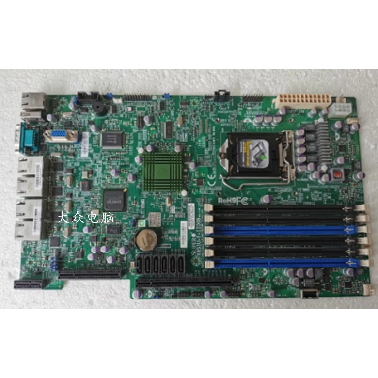 X8SIU-F เมนบอร์ดอุปกรณ์เซิร์ฟเวอร์ 1156 พิน X8SIU-F
