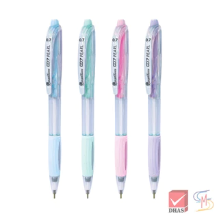 (แพ็ค 4) Quantum ปากกา ปากกาลูกลื่น เจลลูลอยด์ 007 เพิลล์ 0.7 จำนวน 4 ด้าม/แพ็ค