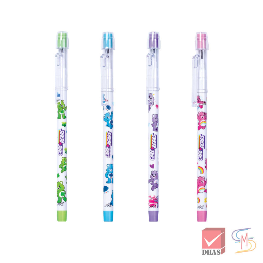 Elfen Plus ดินสอดำ HB ดินสอต่อไส้ แคร์แบร์ (คละสี) จำนวน 1 แท่ง