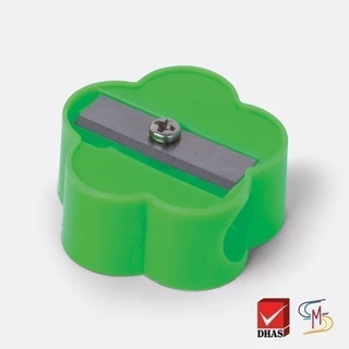 Elfen กบเหลา กบเหลาดินสอ EF-S1 ดอกไม้ คละสี 48 ชิ้น (1 กระปุก)