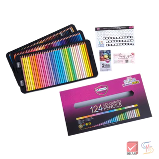 Master Art มาสเตอร์อาร์ต สีไม้ ดินสอสี 124 สี รุ่นใหม่!!!