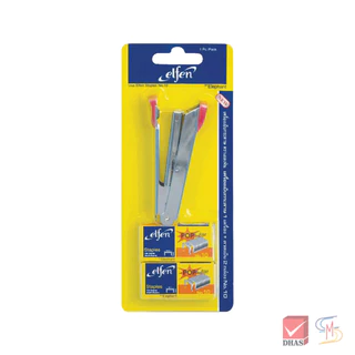 Elfen เครื่องเย็บกระดาษ + ลวดเย็บกระดาษ No. 10 คละสี จำนวน 1 ชุด