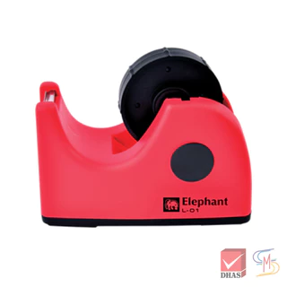 Elephant ตราช้าง แท่นตัดเทป ที่ตัดเทป รุ่น L-01 จำนวน 1 แท่น (คละสี)