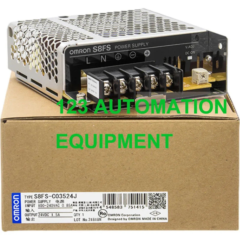 ของแท้ใหม่ OMRON S8FS-C03524 S8FS-C03524J แหล่งจ่ายไฟสวิตชิ่ง 35W