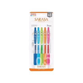 ปากกาเจล SARASA CLIP ขนาดหัว 0.4 MM และ 0.5 MM เซ็ต 10 สี
