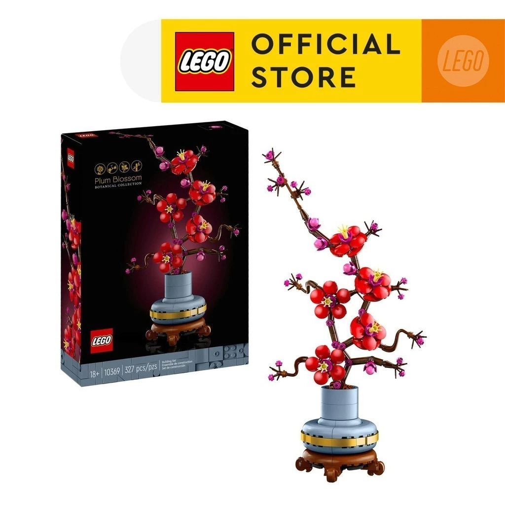 LEGO Botanicals 10369 Plum Blossom (327pcs.), Building Blocks, Kids Toy