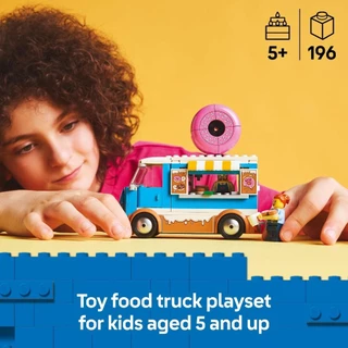 LEGO City 60452 Doughnut Truck (196pcs.), Building Blocks, Kids Toy