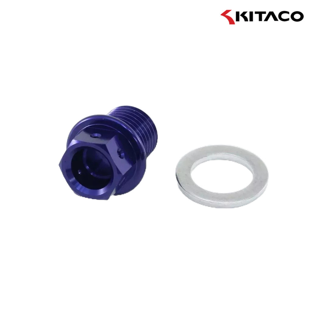 KITACO น็อตถ่ายน้ำมันเครื่องอะลูมิเนียม D-2 M14