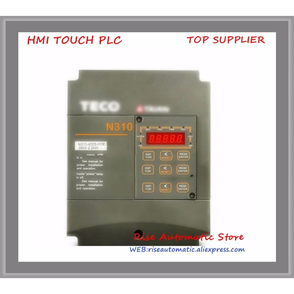 อินเวอร์เตอร์ VFD ความถี่ AC ไดรฟ์ N310-4001-H3X ใหม่3เฟส400V 2.3A 0.75KW 1HP