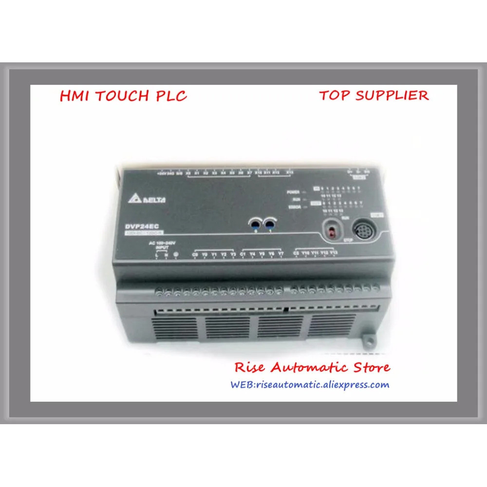 รุ่น DVP20EC00R3 ใหม่ ต้นฉบับ PLC ซีรีส์ EC3 100-240VAC 12DI 8DO เอาท์พุตรีเลย์