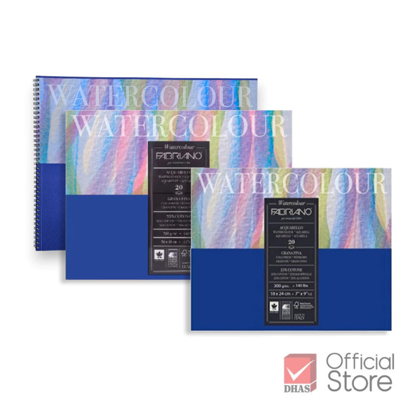 Fabriano Studio กระดาษวาดเขียน สีน้ำ 300G จำนวน 1 เล่ม