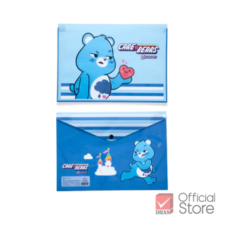 Elephant แฟ้มกระเป๋า แฟ้มกระดุม 1 เม็ด A4 แคร์แบร์ จำนวน 1 แฟ้ม (คละสี)