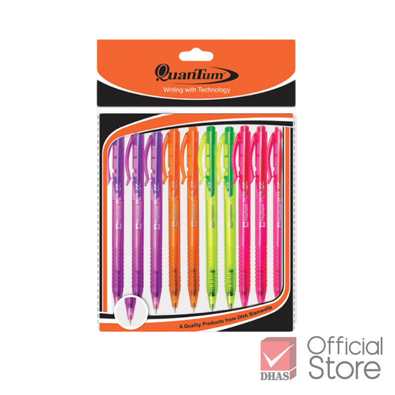 Elephant ปากกา ปากกาลูกลื่น ดริฟท์77 0.7 น้ำเงิน จำนวน 10 ด้าม