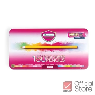 Master Art สีไม้ 150 สี รุ่นใหม่ (แท่งยาว) เฉดสีธรรมชาติ - 1 กล่อง