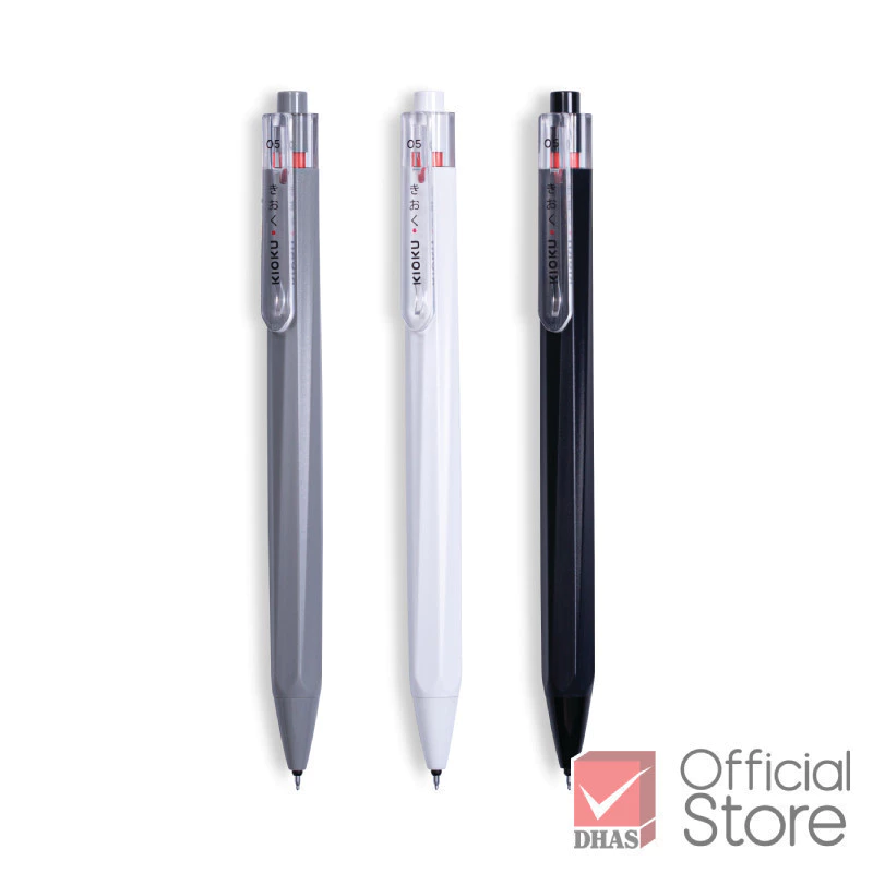 [Clearance Sale] Kioku ปากกา ปากกาเจล รุ่น KK615 น้ำเงิน 0.5 คละสี จำนวน 1 ด้าม