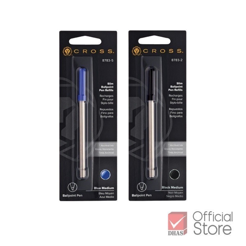 Cross ไส้ปากกา ปากกาลูกลื่น สลิม จำนวน 1 ไส้