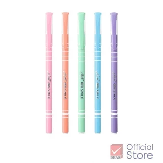 Elfen ปากกาลูกลื่น รุ่น Liso Smile (ลิโซ่ สมายล์) 0.5 มม. หมึกน้ำเงิน - กระปุก 50 ด้าม