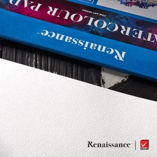 Renaissance สมุดวาดรูป สมุดวาดเขียนสีน้ำ 200 แกรม ผิวหยาบ R-105 จำนวน 1 เล่ม