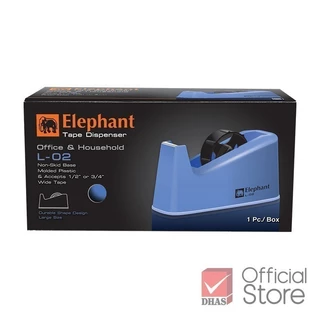 Elephant แท่นตัดเทป แท่นตัดเทปใส รุ่น L-02 ฐานกันลื่น ใช้งานสะดวก – จำนวน 1 แท่น