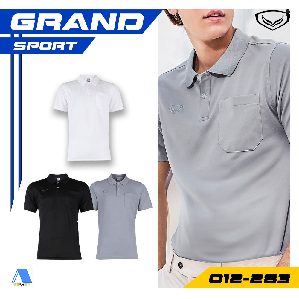 [[ส่งฟรี!! มีเงินคืน]] GRAND SPORT รุ่น 012283 - 012106 เสื้อโปโล แกรนด์สปอร์ต แท้100%