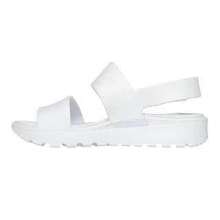 Skechers สเก็ตเชอร์ส รองเท้าแตะผู้หญิง Women Arch Fit Footsteps Foamies Shoes - 111380-WHT