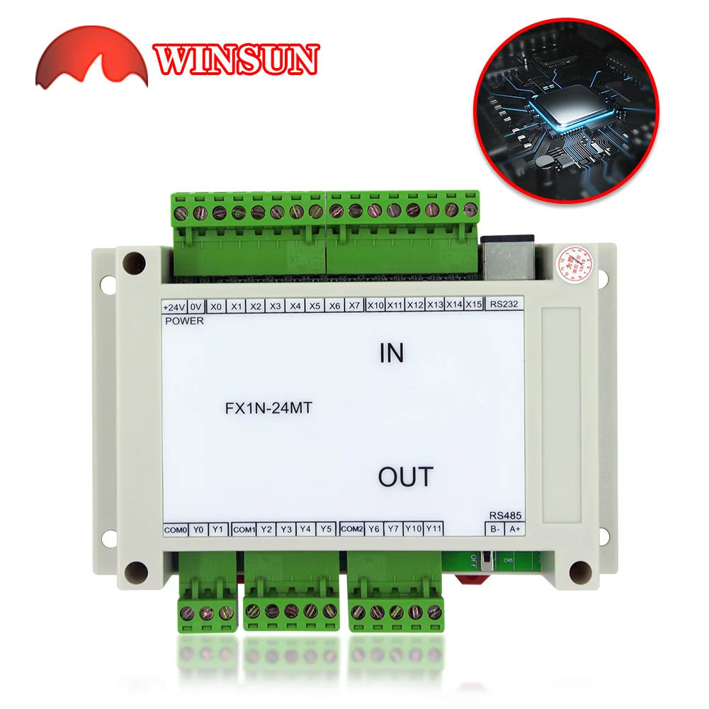 บอร์ดทรานซิสเตอร์/รีเลย์ FX1N 14MR/MT 24MR/MT DC 24V แบบกำหนดเอง