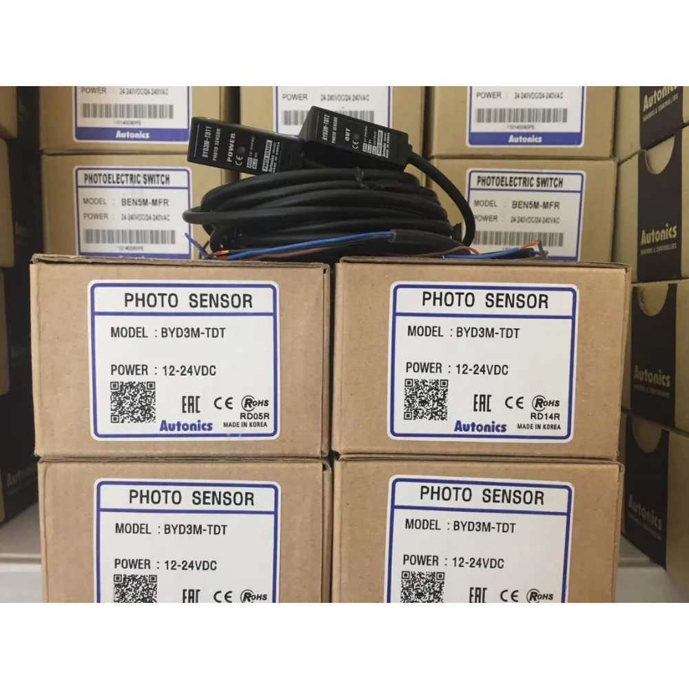 BYD3M-TDT1 BYD3M-TDT2 เซ็นเซอร์สวิตช์โฟโตอิเล็กทริคใหม่ของแท้ BYD3M-TDT