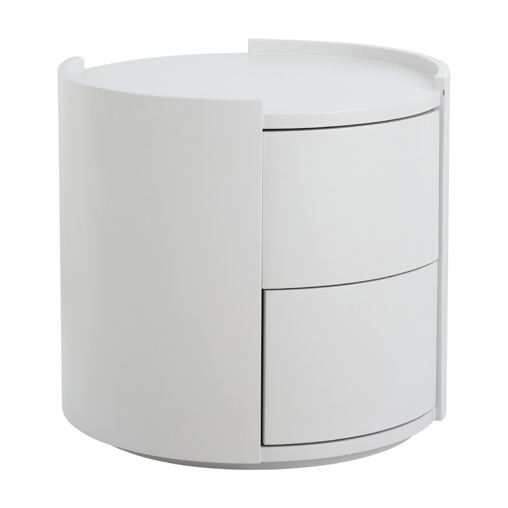 INDEX LIVING MALL โต๊ะข้างเตียง รุ่นโคโค่ ขนาด 50 ซม. – สีเทาอ่อน