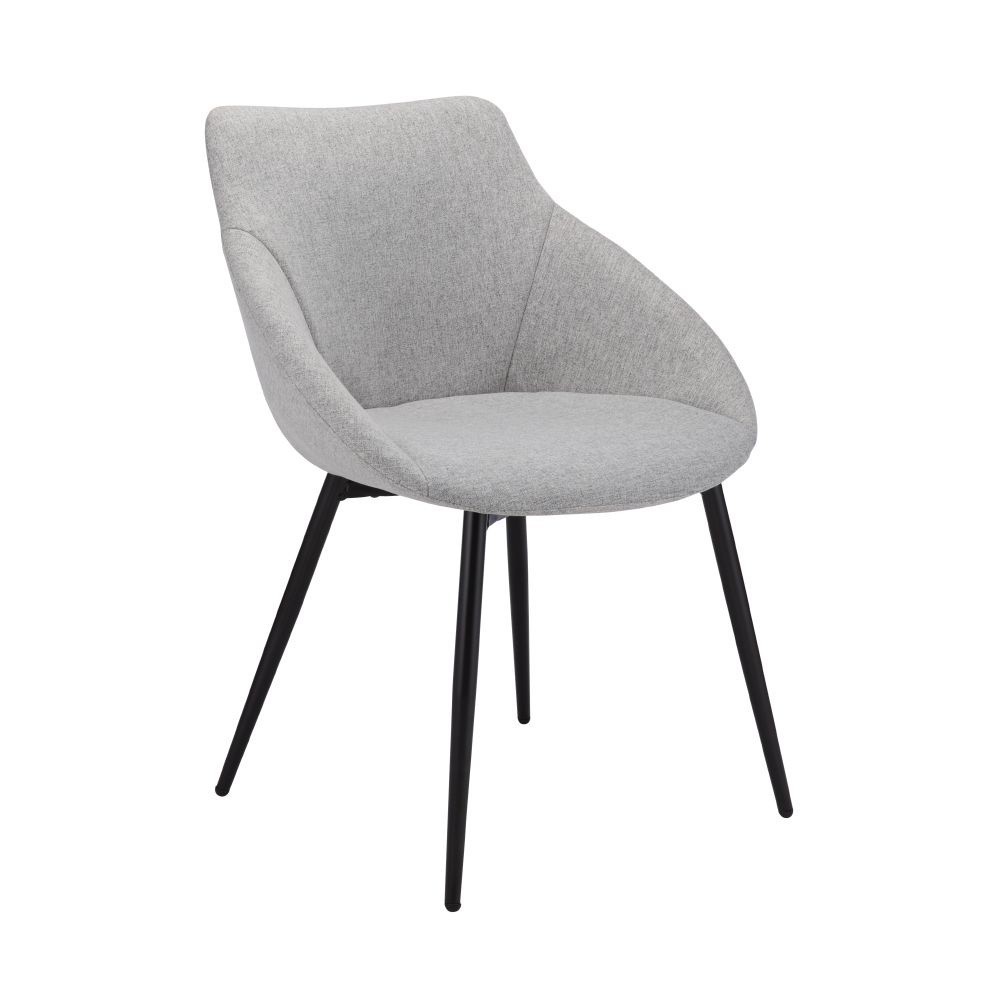 WINNER FURNITURE อาร์มแชร์ผ้า รุ่น พิลรี่ - สีเทาอ่อน