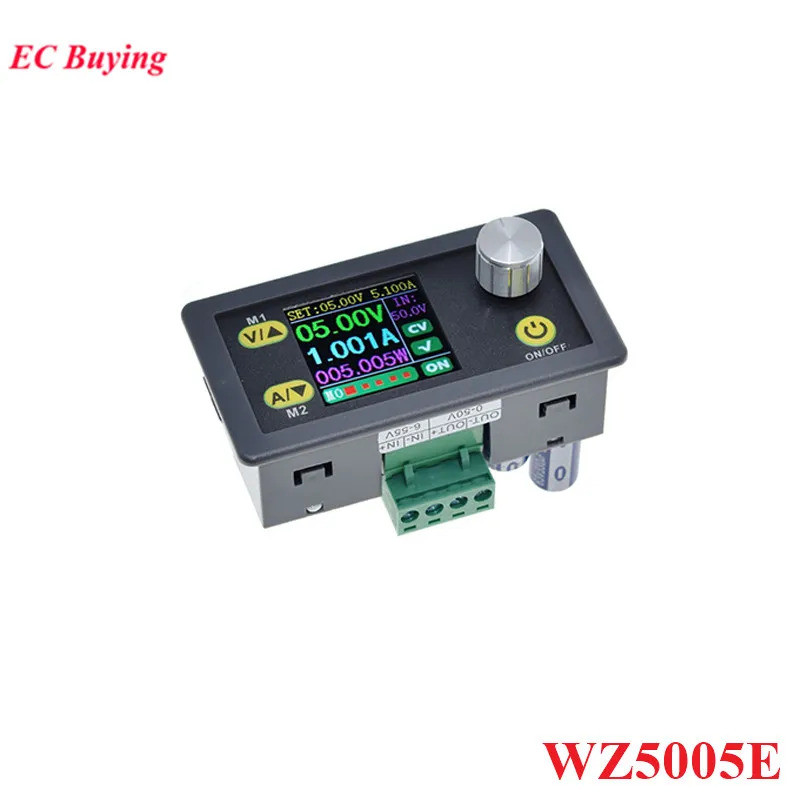 โมดูลแปลงไฟ WZ5005E DC DC Step Down Buck Converter แรงดันคงที่ กระแสคงที่ CC CV ปรับได้ 50V 5A โวลต์