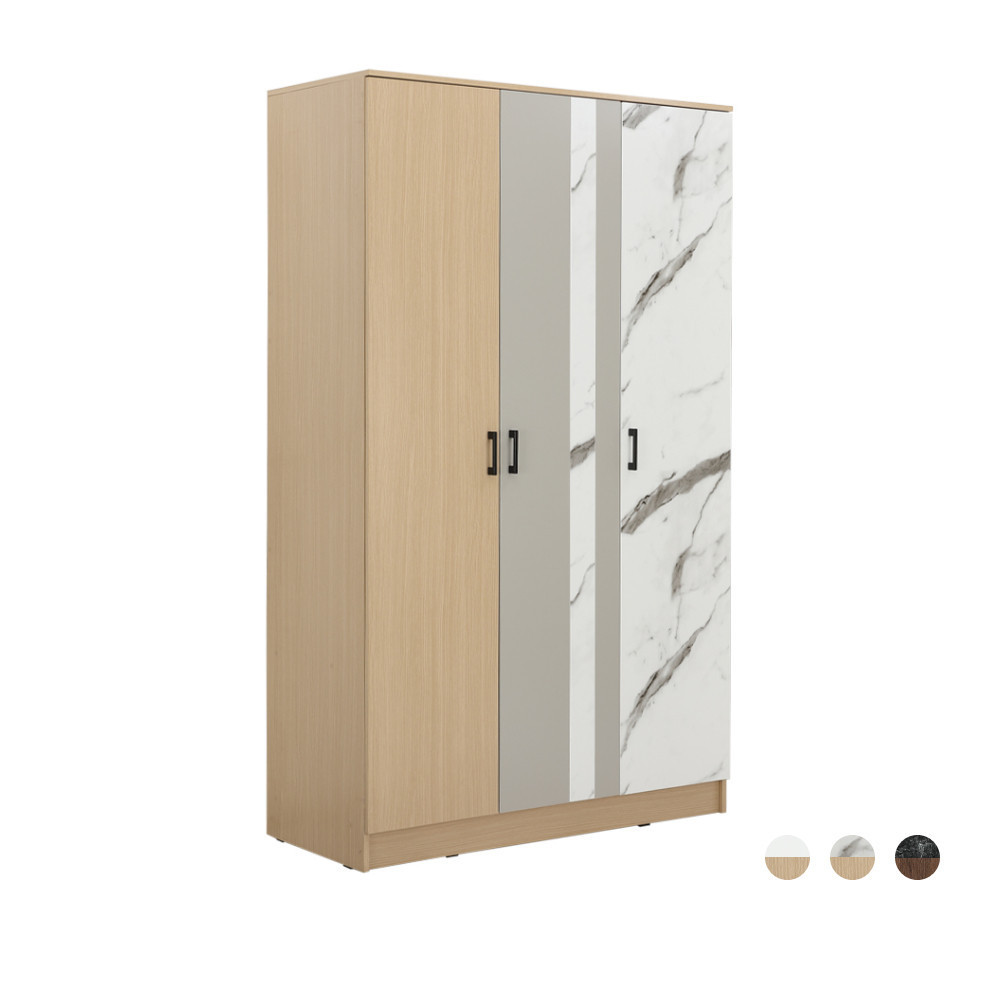 Furinbox ตู้เสื้อผ้า 3 บาน รุ่นแมกโนเลีย - มี 3 สีให้เลือก