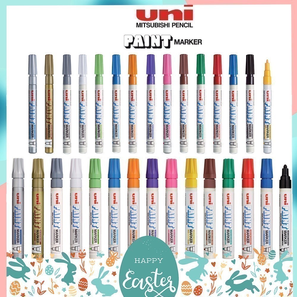 ปากกาเพ้นท์ UNI PAINT MARKER ขนาด 1.0 & 2.0 MM สำหรับอุตสาหกรรม