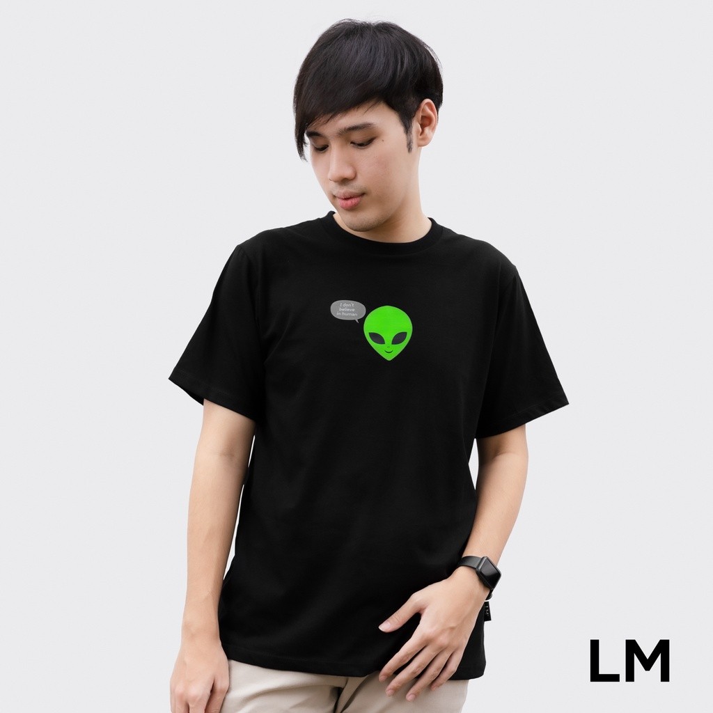 [Clearance sale] Louis Montini เสื้อยืด Unisex T-Shirt ผ้าคอตตอน 100% Super soft (UFOs) LMTM05 ราคา ถูกที่สุด ดีลบีเคเค แกลเลอรีภาพที่ 2