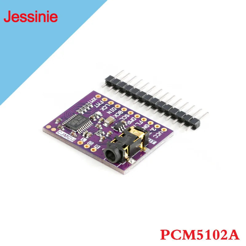 โมดูลเครื่องเล่น I2S PCM5102A DAC Decoder GY-PCM5102 รูปแบบ pHAT บอร์ดดิจิตอล PCM5102