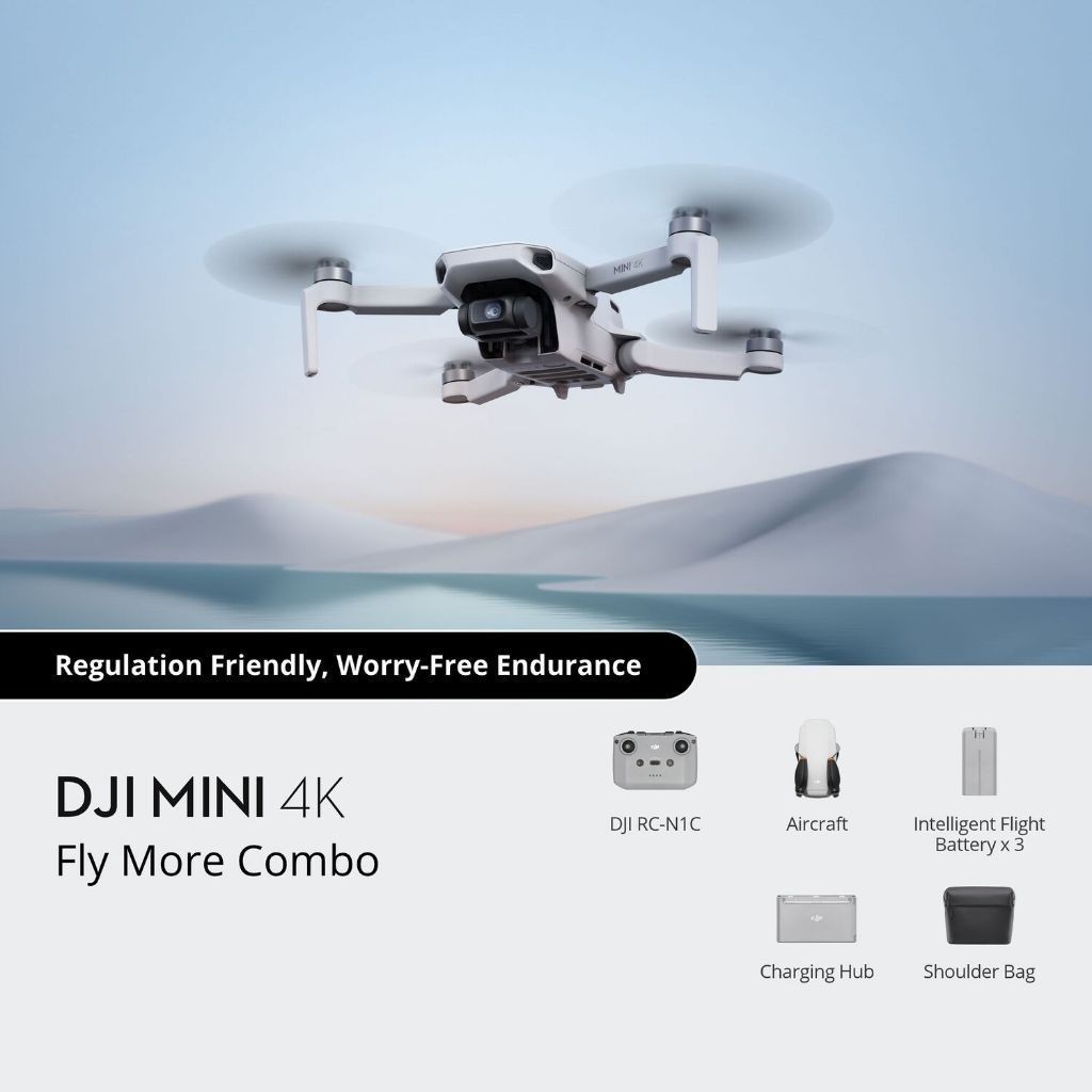 DJI Mini 4K Drone /  Fly More Combo (ประกันศูนย์)
