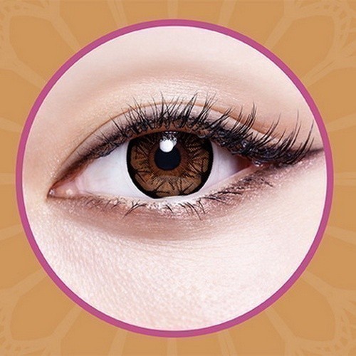 Bausch & Lomb LACELLE Jewel สี Amber Brown รายเดือน คอนแทคเลนส์สี จำนวน/กล่อง 2 ชิ้น - รูปที่ 5