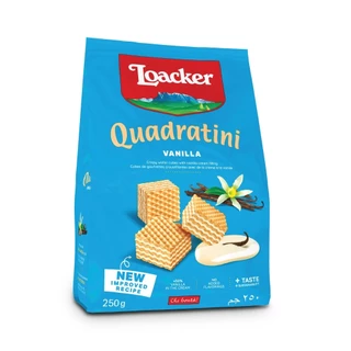 ล็อคเกอร์ ควอดราตินี วานิลลา 250 กรัม | Loacker Quadratini Vanilla 250 g