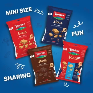 ล็อคเกอร์ มินิส์ นาโปลิเทนเนอร์ 180 กรัม / Loacker Minis Napolitaner 180 g