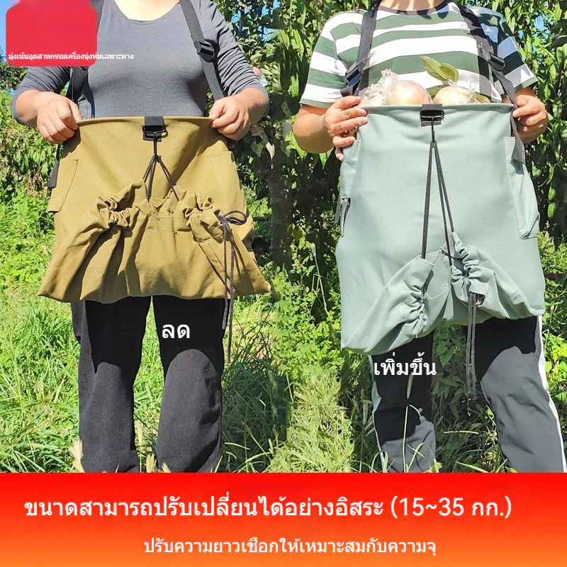 ถุงเก็บผลไม้ผ้าใบ อุปกรณ์เก็บส้มอเนกประสงค์ thumbnail 10