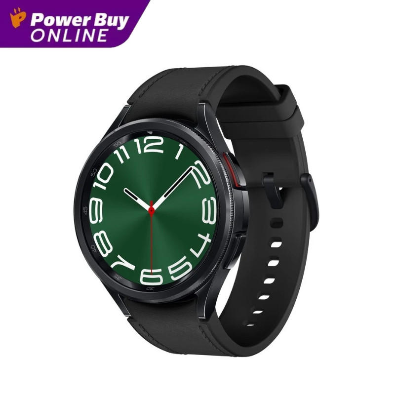 SAMSUNG Galaxy Watch6 Classic LTE สมาร์ทวอทช์ (47mm., ตัวเรือนสี Black, สายสี Black) รุ่น SM-R965FZK