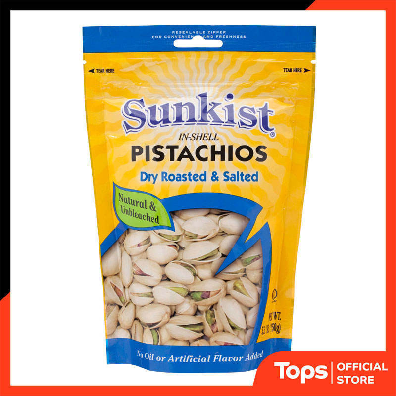 SUNKIST ซันคิสท์พิสทาชิโออบเกลือ 150กรัม [8850096750035]