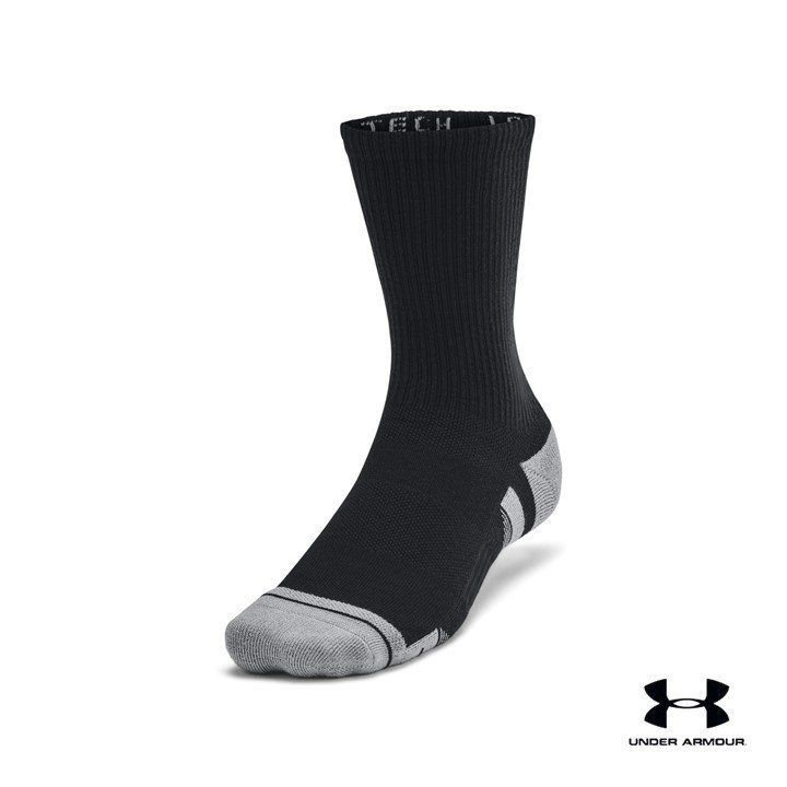 Under Armour Unisex UA Performance Tech 3-Pack Crew Socks