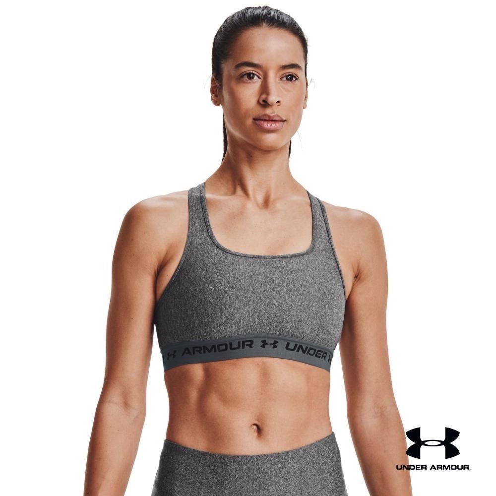 Under Armour UA Women's Armour® Mid Crossback Heather Sports Bra อันเดอร์ อาเมอร์ บราเทรนนิ่ง สำหรับผู้หญิง รุ่น Mid