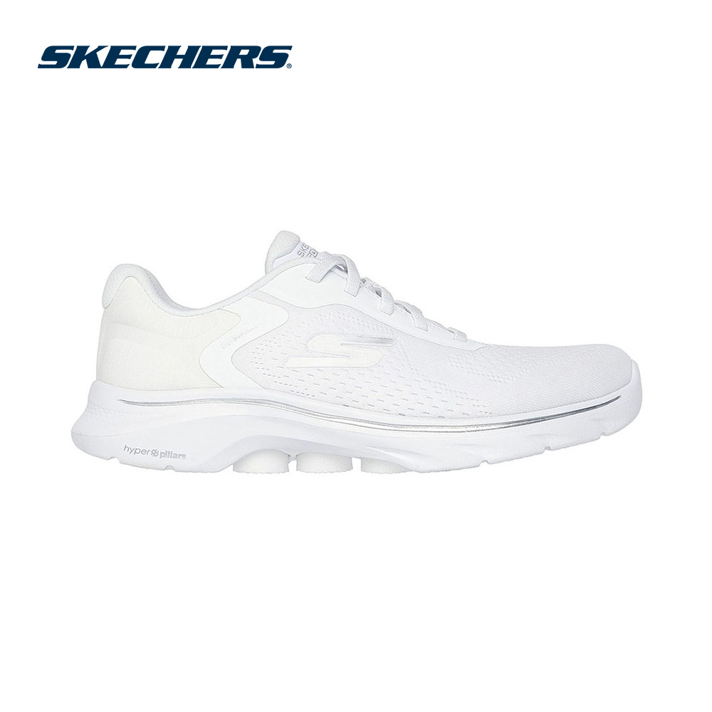 Skechers สเก็ตเชอร์ส รองเท้าผู้หญิง Women GOwalk 7 GOwalk Shoes - 125215-WHT - Air-Cooled Goga Mat